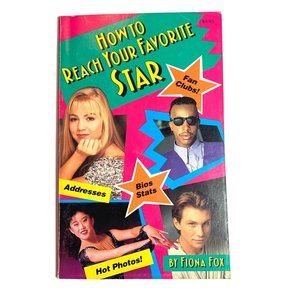 How To Reach Your Favorite Star Fiona Fox 1992 Paperback Book Good